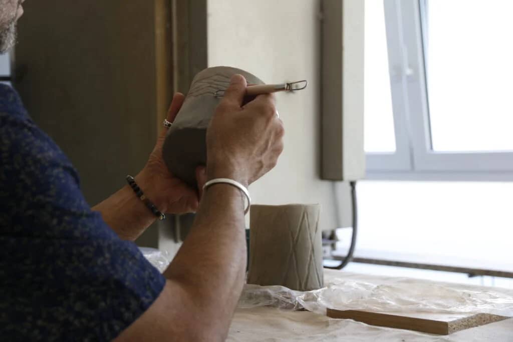 Handgefertigtes Keramikkunstwerk 17 von Sponk Keramik